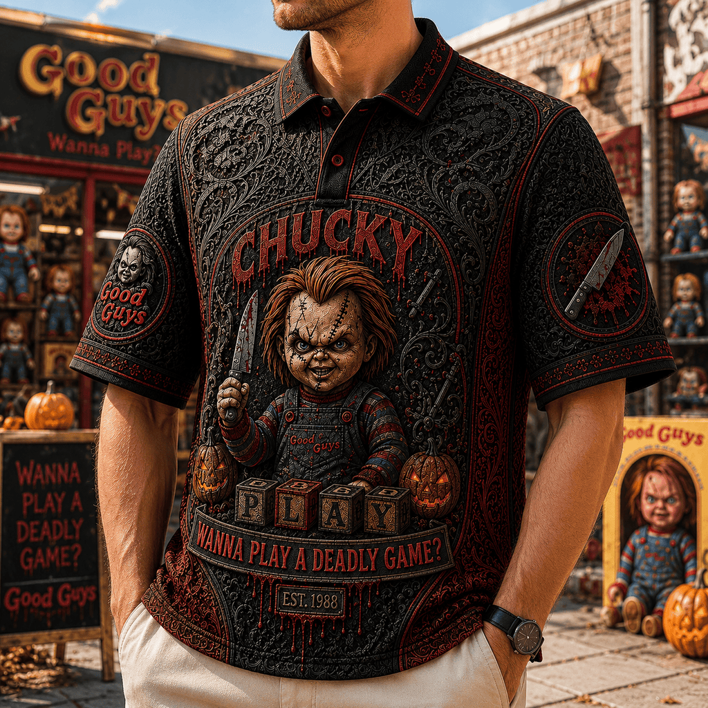 PREMIUM CKY EMBOSS POLO SHIRT HQH
