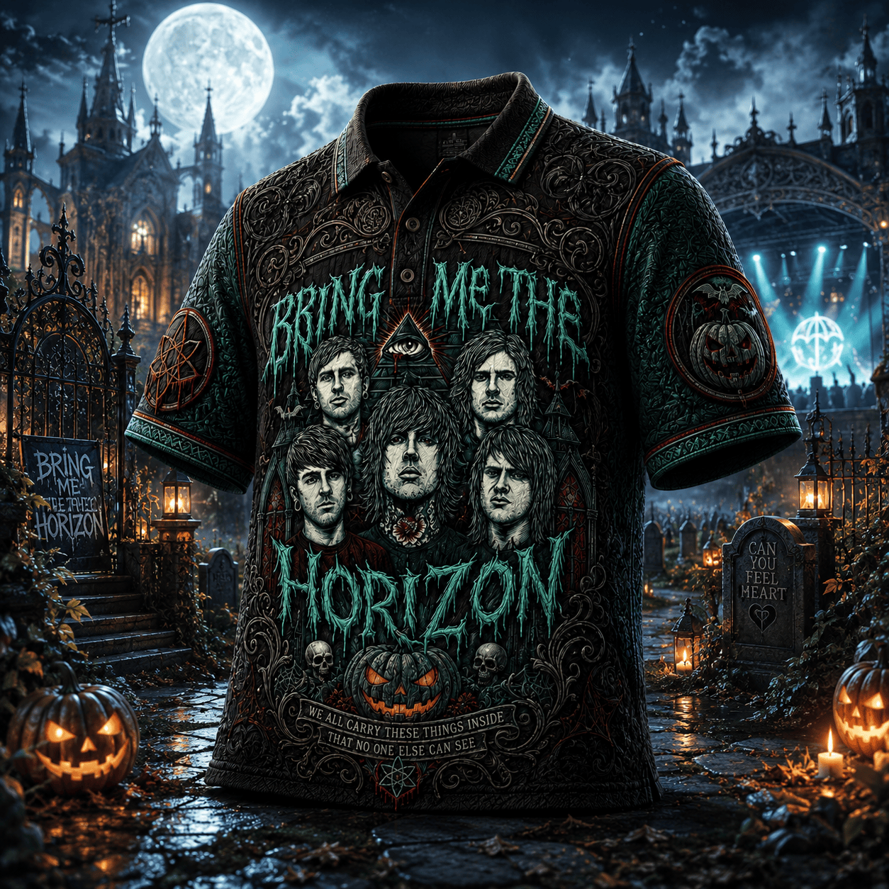 PREMIUM BMTH 3D EMBOSS SHIRT NTVA