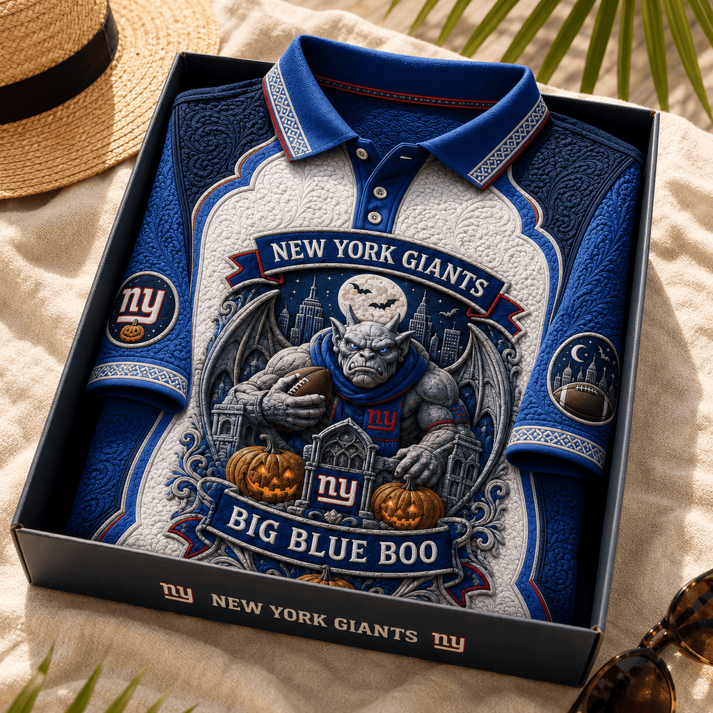 PREMIUM NYG EMBOSS POLO SHIRT HQH
