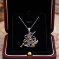 HRP Solid Gold Chain with Diamond Pendant HTTT
