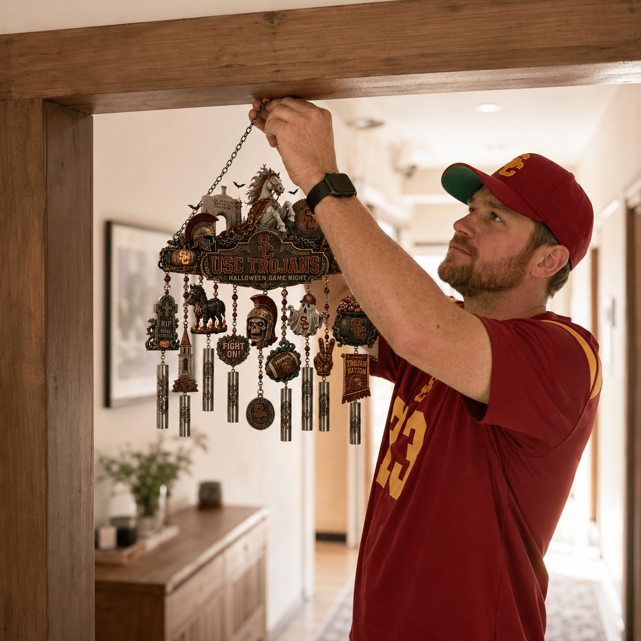 Premium USC Halloween Wind Chime TNSM