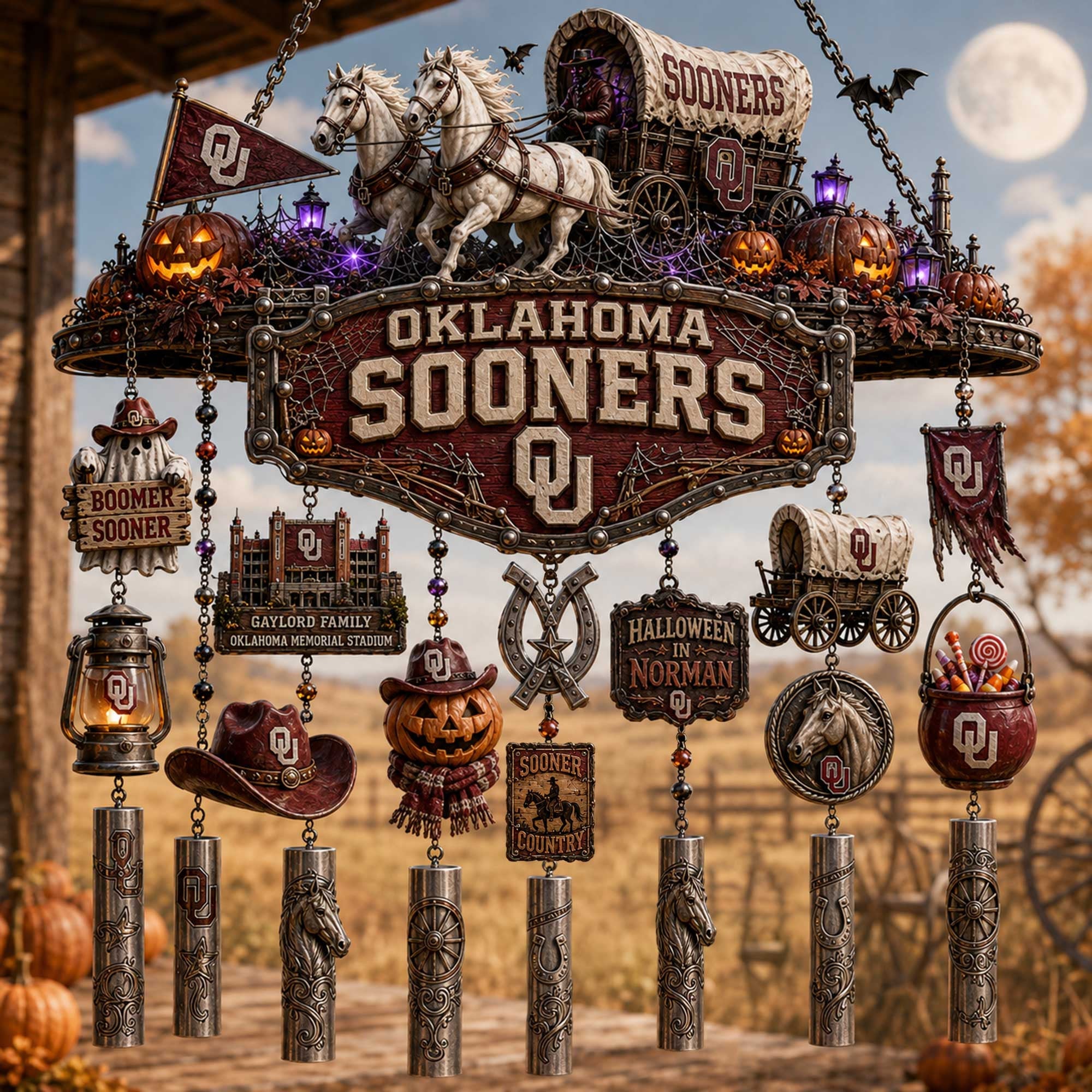 Premium OSN Halloween Wind Chime TNSM