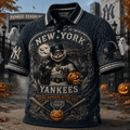 PREMIUM NYY EMBOSS POLO SHIRT NTNA