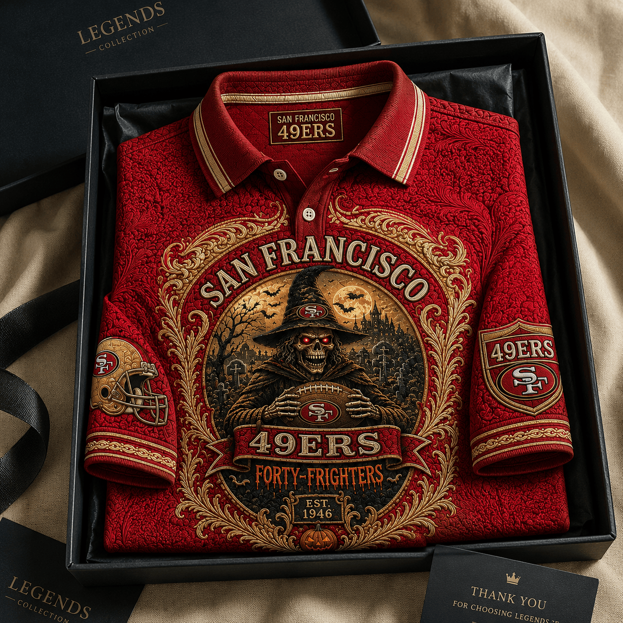 PREMIUM SF49 EMBOSS POLO SHIRT NTNA