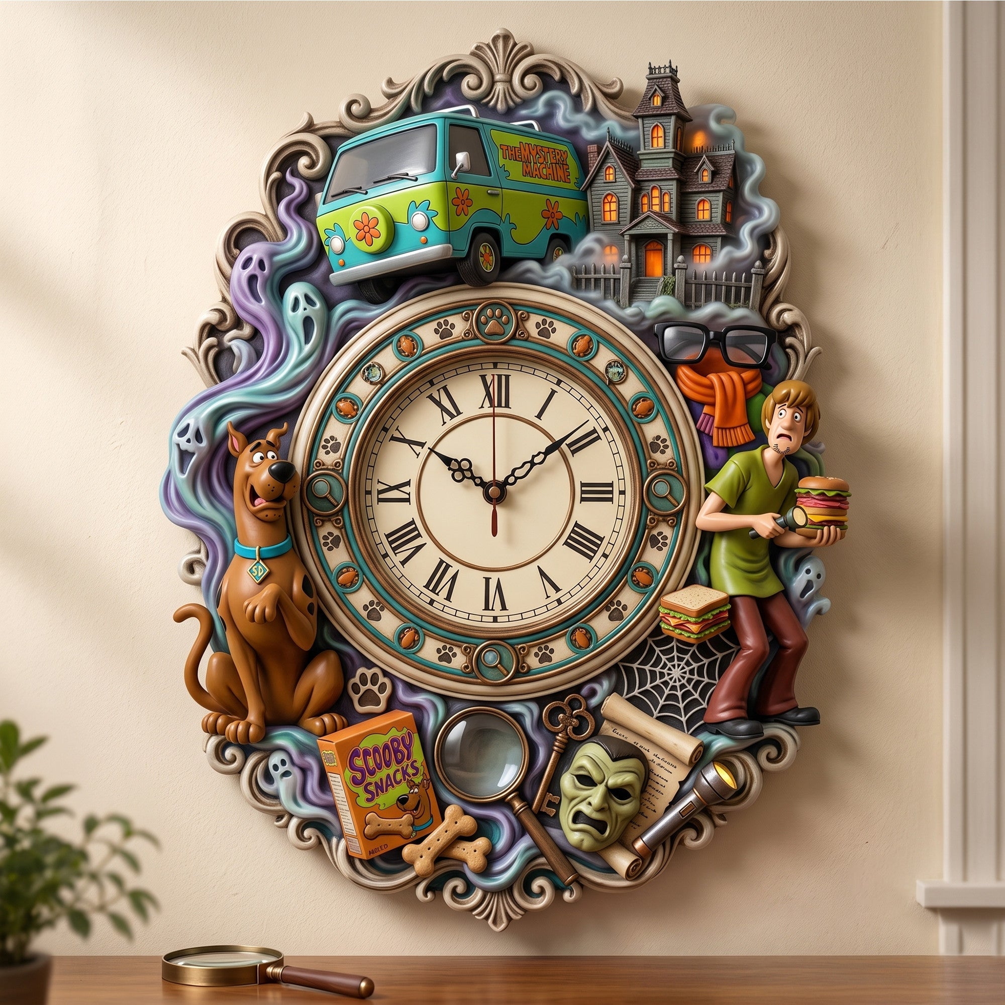 Premium SCBD Hanging Wall Clock TNSM
