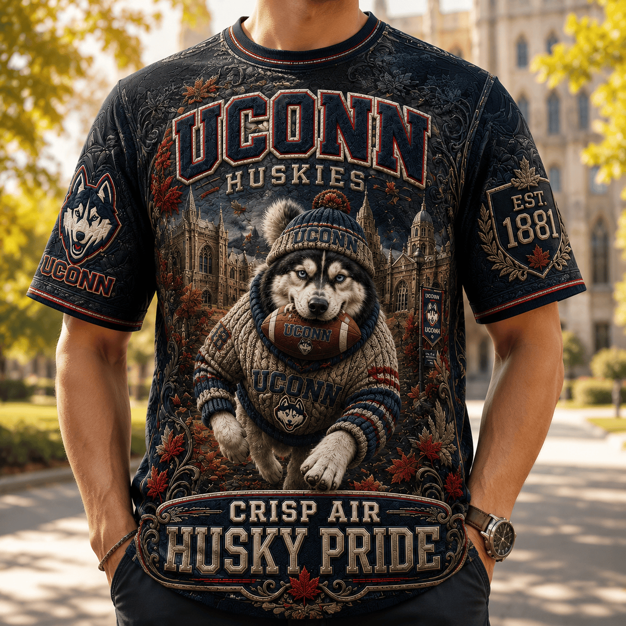 PREMIUM UCHB 3D EMBOSS SHIRT NTB
