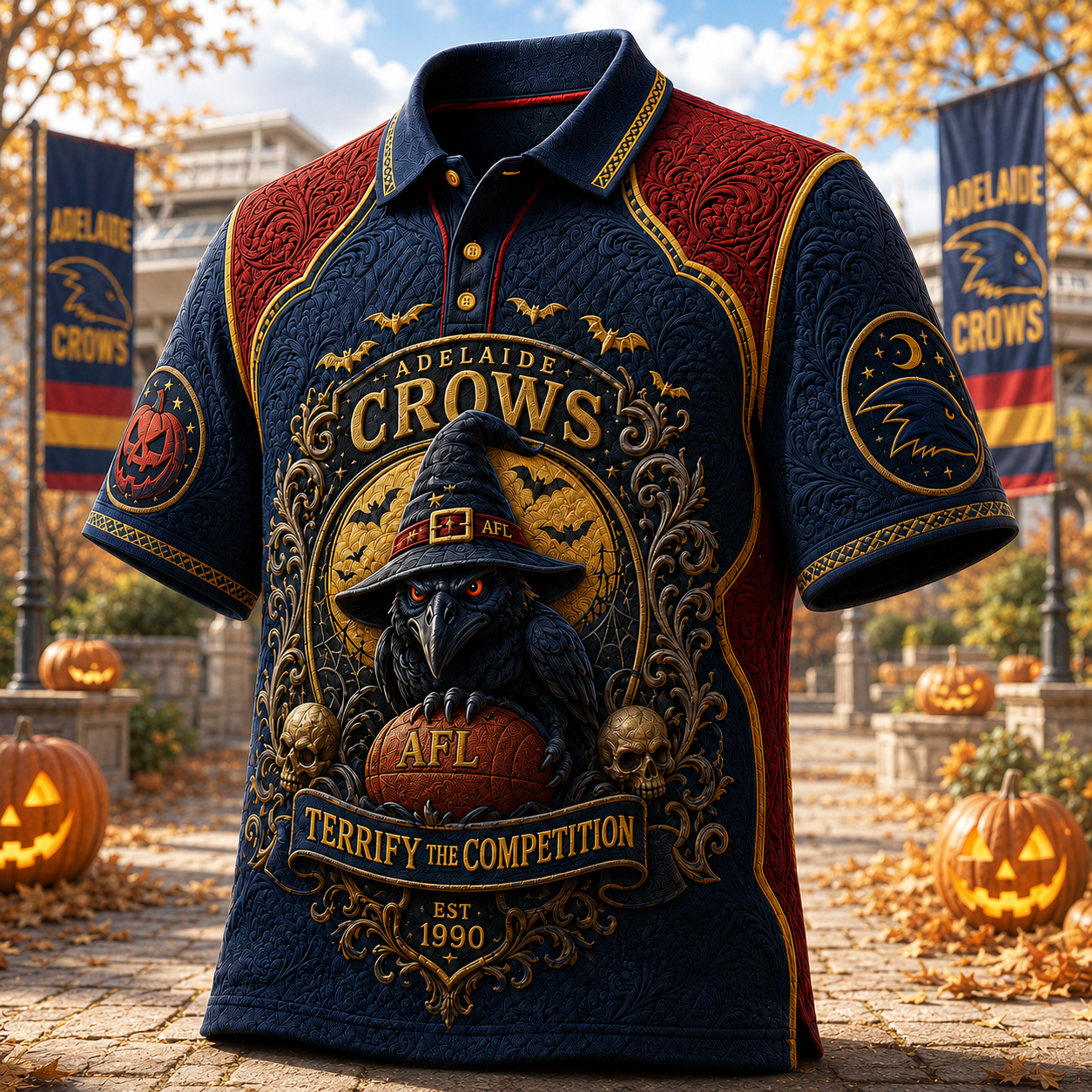 PREMIUM ADLC EMBOSS POLO SHIRT HQH