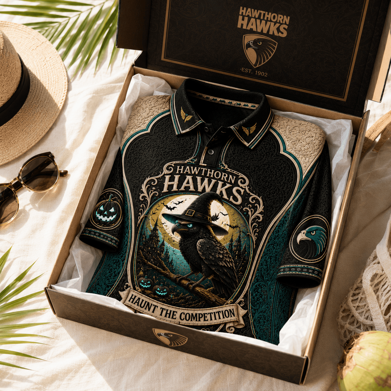 PREMIUM HATW EMBOSS POLO SHIRT HQH