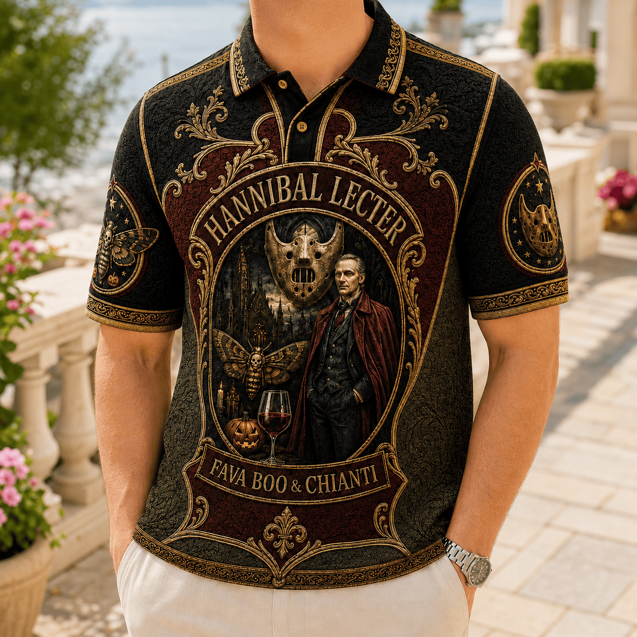 PREMIUM HLBL EMBOSS POLO SHIRT HQH