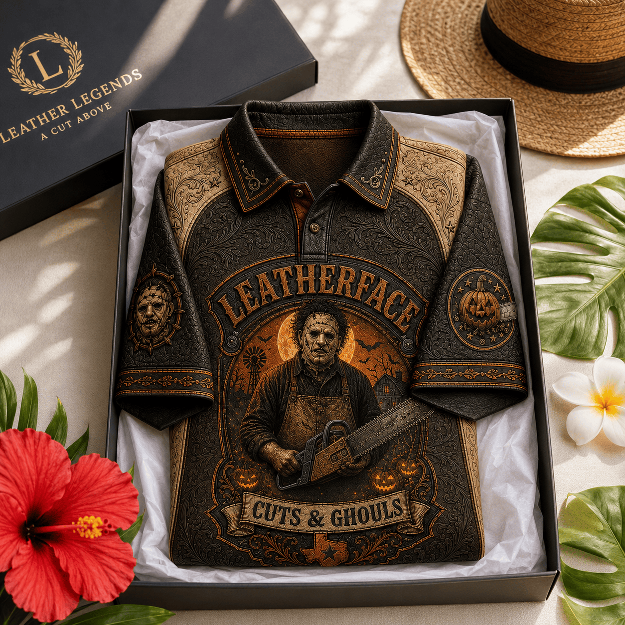 PREMIUM LTFA EMBOSS POLO SHIRT HQH