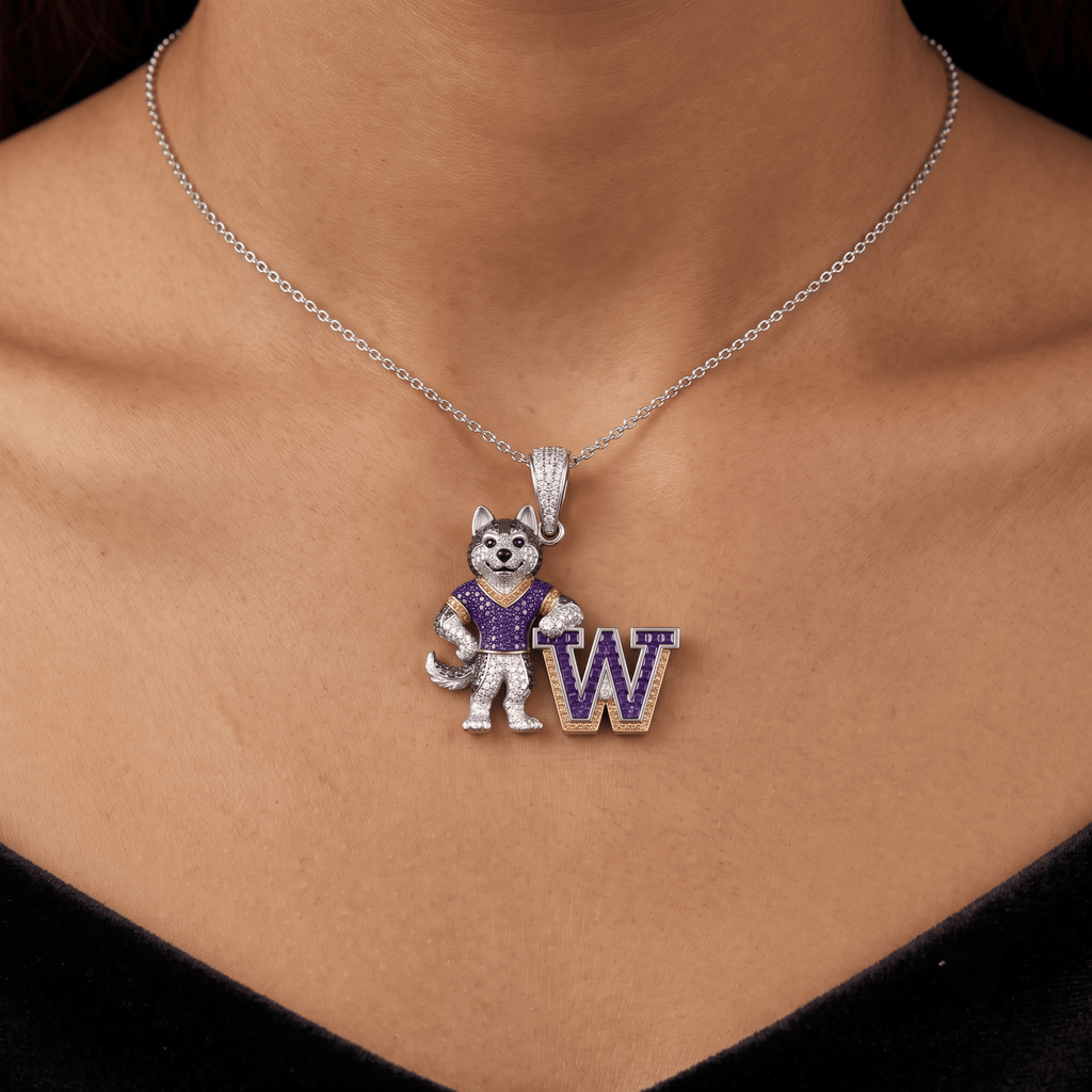 WSH Solid Gold Chain with Diamond Pendant HTTT