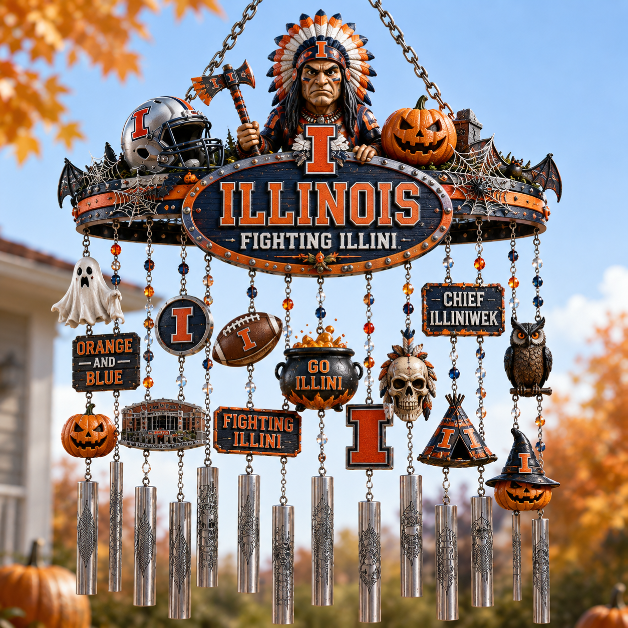 Premium IFI Halloween Wind Chime TNSM