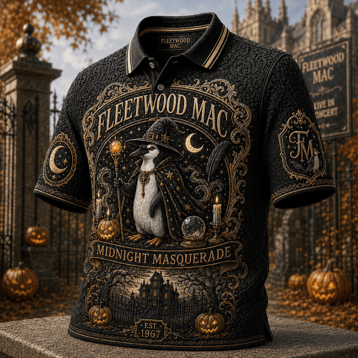 PREMIUM FLM EMBOSS POLO SHIRT NTNA