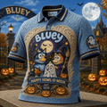 PREMIUM BLU EMBOSS POLO SHIRT NTNA