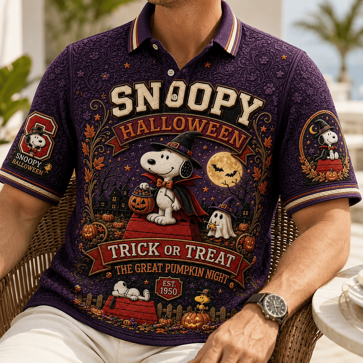PREMIUM SPNY EMBOSS POLO SHIRT NTNA