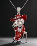 OMR Solid Gold Chain with Diamond Pendant BMD
